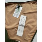 J.Crew NWT  Olive Green Curved Waist Bikini Bottom Size Small Photo 3