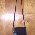 Handmade Artisan Black & Floral Asian Purse Red Photo 2