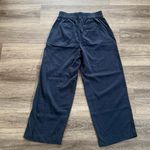 Madewell  Women's Navy Wide Leg Pants Size 8 Viscose Blend High rise Trousers Photo 1