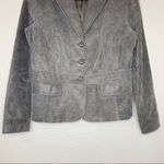 Alfani Genuine Leather Size Medium Women’s Blazer Photo 3
