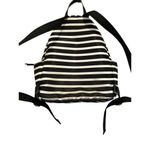 Kate Spade  Dawn‎ Nylon Backpack Black White Stripe Women's Bag Photo 2