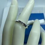 Silver Mom Engraved Ring Photo 6
