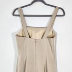 Allure Champagne Sleeveless Formal Mermaid Dress Size 6 Champagne Prom Dress Gold Photo 6