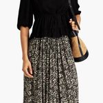 Ba&sh - Noma Crinkled Crepe Blouse Boho Staple Black Tie Classic Photo 0