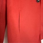 Talbots Petite Wool Blend Boyfriend Sweater Blazer | Coral Pink | Size 6P Photo 3