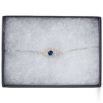 Antian Accessories™ Evil Eye Zirconia Bracelet White Gold & 925 Silver Photo 2