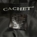 Vintage 90s Y2K Cachet Black Beaded Halter Maxi Dress 12 Formal Evening Gown Photo 7