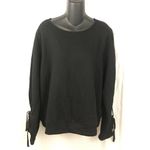 Forever 21  tie sleeve black sweatshirt 2X Photo 1