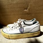 Ralph Lauren VTG Polo Sport Platform Sneakers 90s Classic Embroidered Logo Lace Up White 8.5 Photo 2