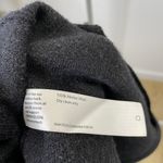 Eileen Fisher 100% Merino Wool Felted Buffalo Plaid Coat Black Grey size Small Photo 7