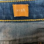 Pilcro and the Letterpress Pilcro Anthropologie Classic Denim‎ Pencil Skirt Size 28 Back Ruffle High Waist Photo 7