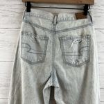 American Eagle  Distressed Light Wash Mom Jean Size 2 Photo 6