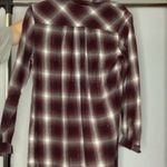 Hippie Laundry Maroon Flannel Dress Photo 4