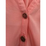 Lilly Pulitzer Lilly‎ Pulitzer Blouse Womens Medium Pink 100% Silk Henley Smocked Peasant Boho Photo 2