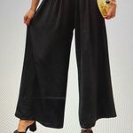 Cider  Black Wide-Leg palazzo Pants nwt Photo 0