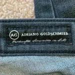 AG Adriano Goldschmied ripped black the Stevie slim straight jeans in size 25 Photo 7