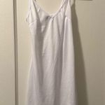 Crystal Doll  White Crochet Short Sleeve Crewneck Dress with Slip Size XSmall NWT Photo 6