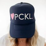 HEART PCKL HIGH‎ PROFILE
PICKLEBALL TRUCKER HAT | BLACK Pink Photo 0
