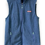 Vineyard Vines Women's Blue Full Zip Fleece Sweater Vest, XS (NO SIZE TAG) Photo 0