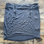 POL  Womens Grey Sleeveless Tube Top With Zippers Size Medium Photo 0