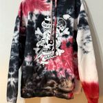 Ed Hardy  Black and Pink Graphic Hoodie Photo 4