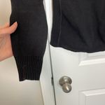 Tommy Hilfiger Women's Black Pullover Top quarter zip spell out logo Photo 3