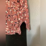 Pink Rose pink floral crop top Photo 5
