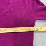 41 Hawthorn 100% Cashmere Sweater Womens Small Purple Long Sleeve Popover Preppy Photo 8