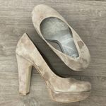 Gianni Bini Beige Suede Heels Photo 0