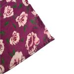 Free People New  Triangle hair scarf Purple Floral Photo 2