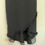 Y2K Black‎ Maxi Dress, Ruffle Hem, Formal Dress, Goth, Fairycore, CDC, Vintage Black Size M Photo 3