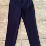 Eileen Fisher Navy Blue Stretch Pants Women's S/P Straight Leg Pull On Photo 0