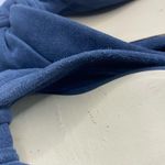 Bettye Muller  Floyd Block Heel Sandal women’s size 6.5M slip on Navy blue suede Photo 3