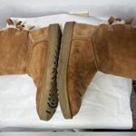 UGG  Bailey Corduroy Bow II Chestnut Size 10 Photo 4