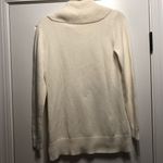 Calvin Klein Fisherman Style Turtleneck Ivory Cream Sweater Size Medium Cozy Photo 4