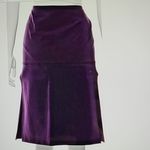 Moschino JEANS Eggplant Knee Length Slit Skit - US 8 - IT42 Photo 2