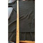 Liz Claiborne NWT English Heritage Pullover Sweater High Low Cut L Black Teal Photo 5