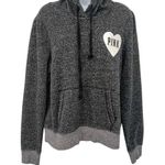 Victoria's Secret  PINK Black Marbled Speckled Hoodie Sweatshirt Pullover Y2K VS Photo 0