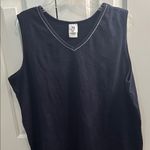 Just My Size  Black V-Neck Tank Top Photo 0