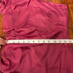 Lulus  Happy Hour Chic Magenta Satin Ruched One-Shoulder Mini Dress size small Photo 14