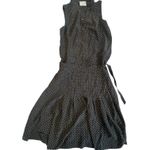 Akris Punto  Black Polka Dot Sleeveless Dress Photo 1