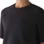 Lululemon NTS Cropped Short Sleeve Sweatshirt Black Size 10 Photo 7