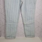 Kancan High Rise Stripe Mom Jeans Blue Size 28 Photo 5