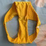 Zaful Yellow Smocked Bikini Top & Bottom Photo 12