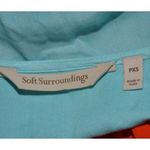 Soft Surroundings  Topper Ombre Artsy Boho Tiered Size PXS Open Front Cover Up Photo 8