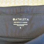 Athleta SMALL Run With It 3” Shorts Black White Print Running Athletic Fitness Photo 12