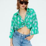 ZARA NEW Twisted Silk Top Photo 0