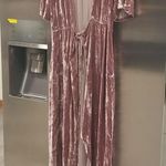 Reformation ๐๐ Bordeaux Velvet Wrap Maxi Dress ~ Pimms Small Photo 8