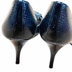 Carlos Santana Snakeskin Peep Toe Heels Photo 4