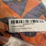 Pretty Little Thing Plus Orange & Purple Floral Beach Flares โ NEW with Tags Photo 2